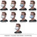 EN149 NON WOVEN DISPOSABLE RESPIRATOR MASK